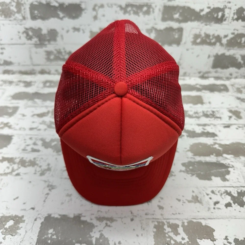 Gold Medal Headwear St Thomas Virgin Islands Trucker Hat Red Foam Front Mesh